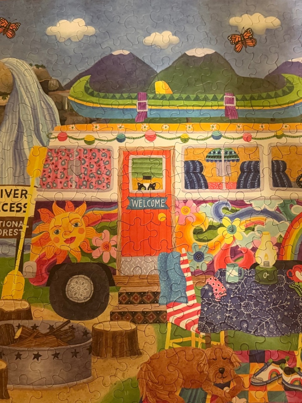 Ceaco happy camper jigsaw puzzle
